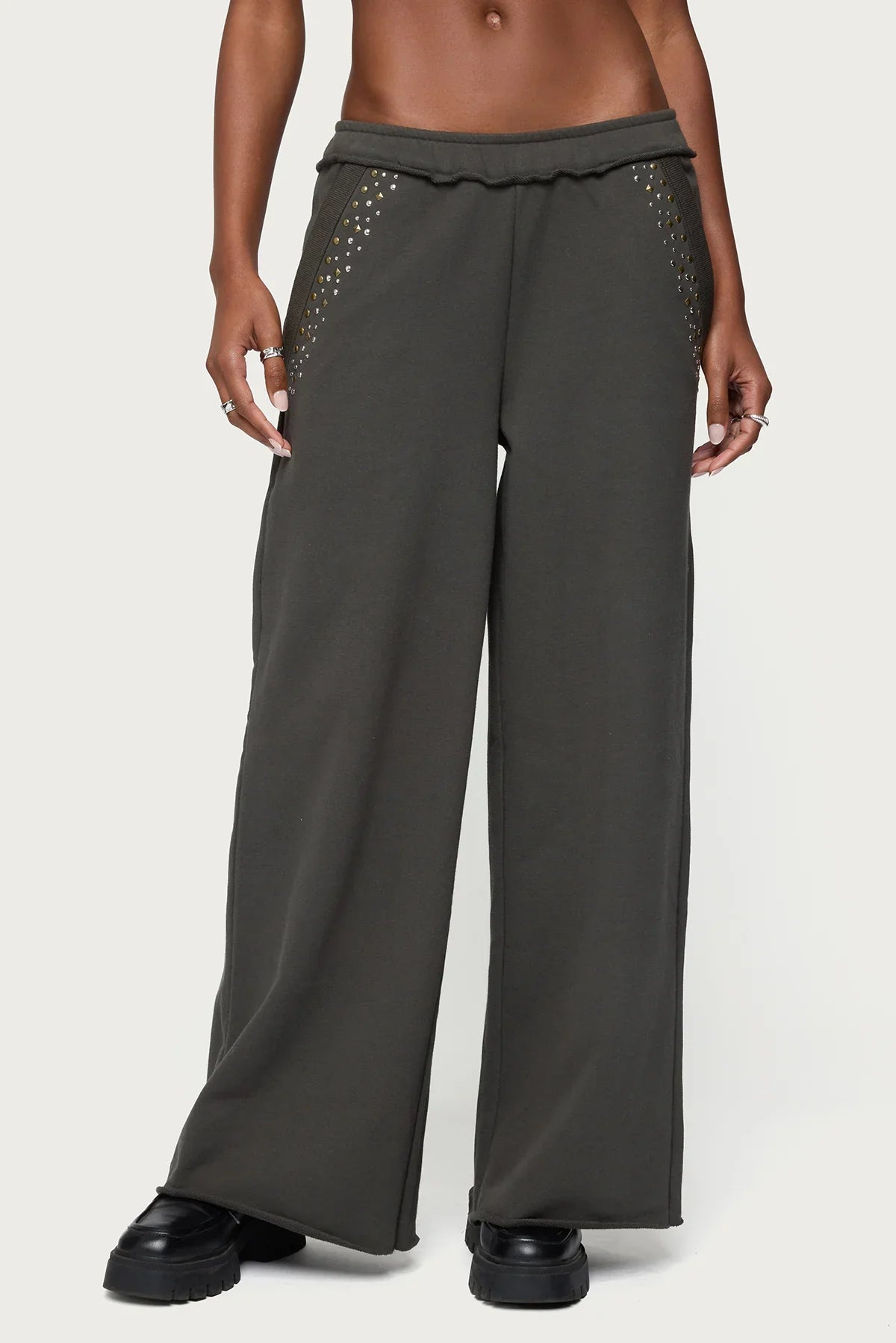 Studded Sweat Pants