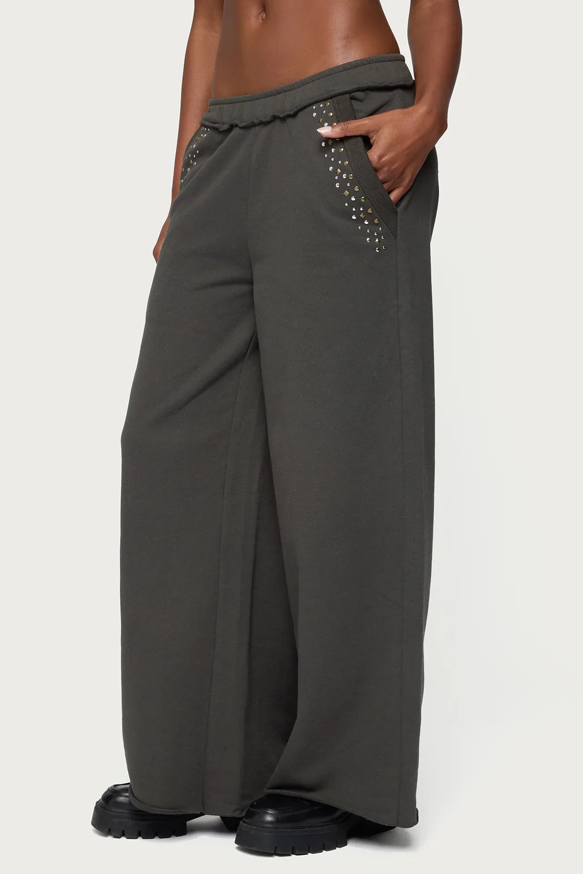 Studded Sweat Pants